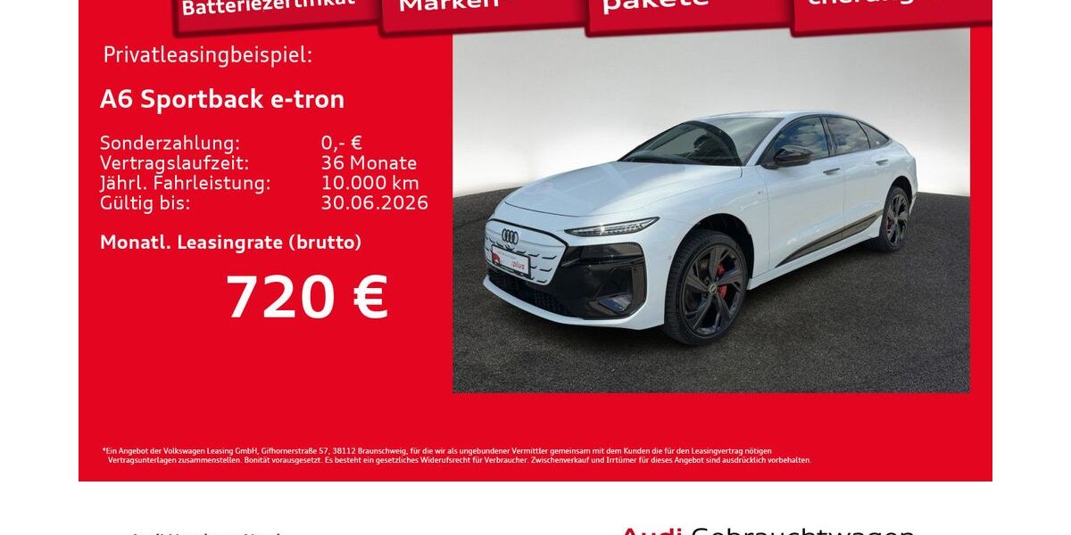 Audi A6 e-tron 21.815 km 65.990 &euro; Hamburg 22419