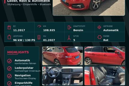 Peugeot 308 108.935 km 9.480 &euro; Kassel 34123