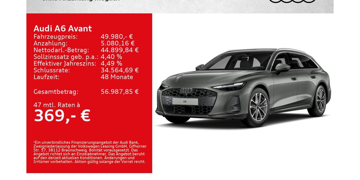 Audi A6 18.000 km 49.980 &euro; Würzburg 97076