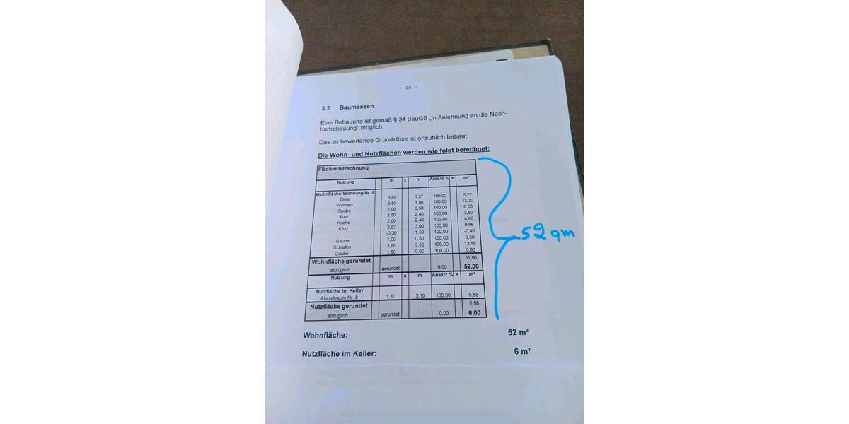 Dachgeschoßwohnung Essen Stadtbezirk III - 3 Zimmer, 52 m&sup2;, 145.000&euro; | Angebot:25923869