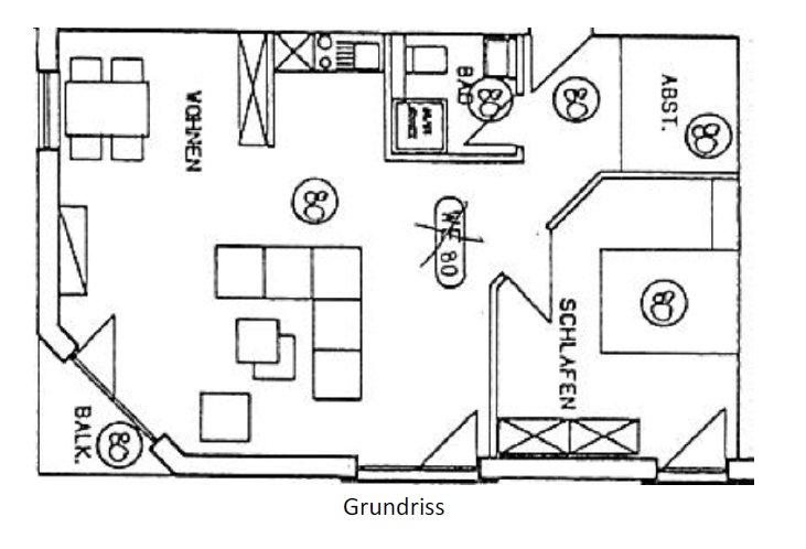 Etagenwohnung Kassel - 2 Zimmer, 55 m&sup2;, 159.900&euro; | Angebot:26721521