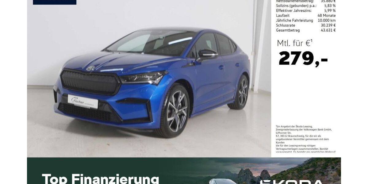 Skoda Enyaq 9.839 km 43.980 &euro; Amberg 92224