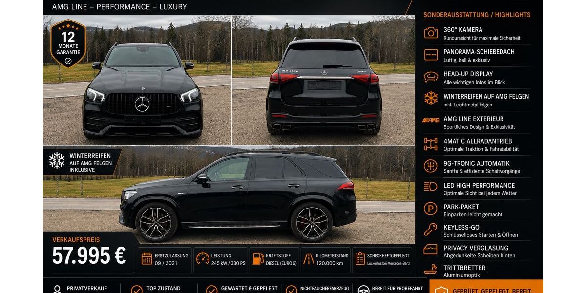 Mercedes-Benz GLE 400 120.000 km 57.995 &euro; Breese 19322