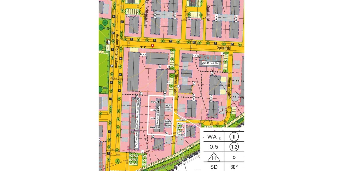 4 Grundstücke für große Reihenhäuser in Veitshöchheim zu verkaufen. - Grundstück Veitshöchheim Veitshöchheim | Angebot:27087795