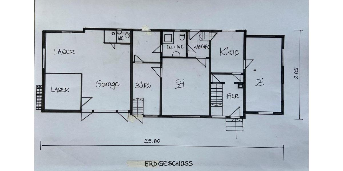 Mehrfamilienhaus, Wohnhaus Rheinmünster - 10 Zimmer, 300 m&sup2;, 450.000&euro; | Angebot:27050178