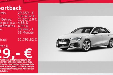 Audi A3 33.581 km 28.774 &euro; Eching 85386