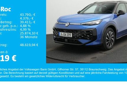 VW T-Roc 4.803 km 37.910 &euro; Gersthofen 86368