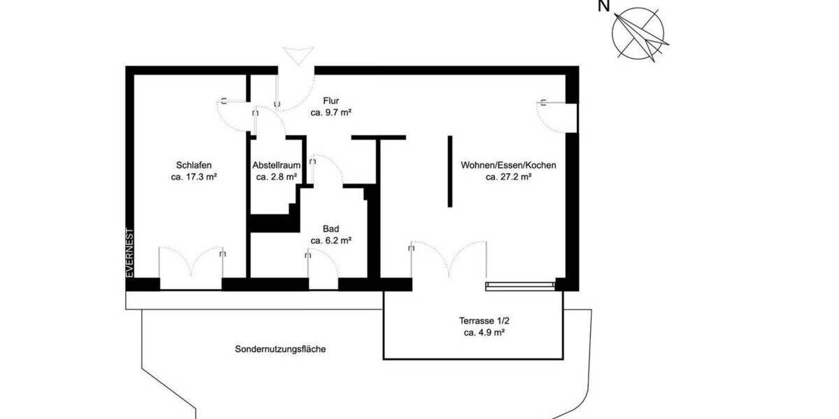 Etagenwohnung List auf Sylt - 2 Zimmer, 68 m&sup2;, 553.940&euro; | Angebot:26887013