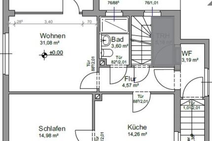 Wohnung Lahntal - 3 Zimmer, 70 m&sup2;, 750&euro; | Angebot:25571698