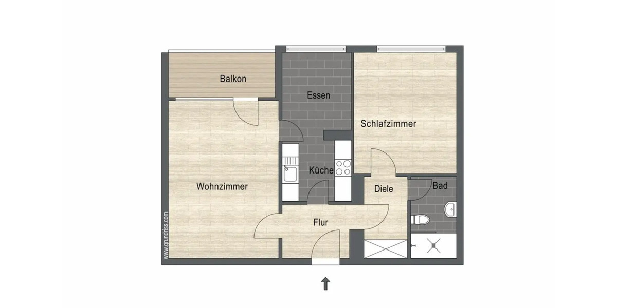 Schöne 2-Zimmer-Wohnung mit Balkon in Meschede 2 zimmer