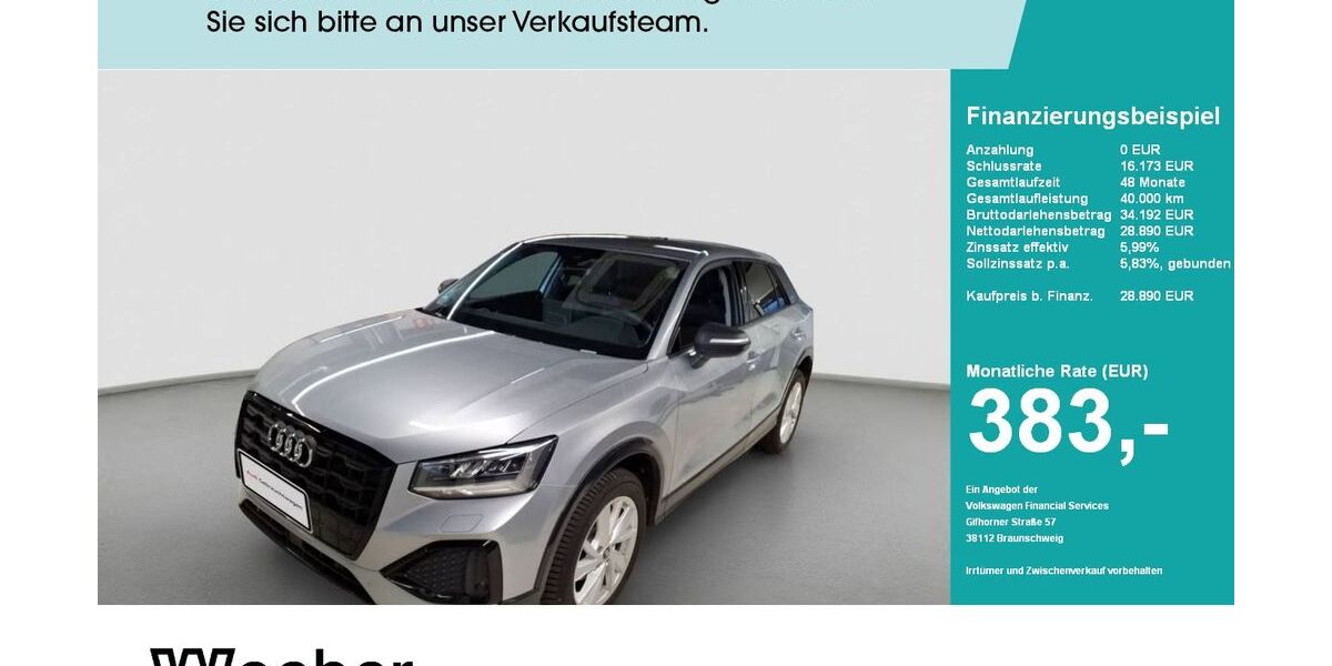 Audi Q2 7.409 km 28.890 &euro; Herrenberg 71083