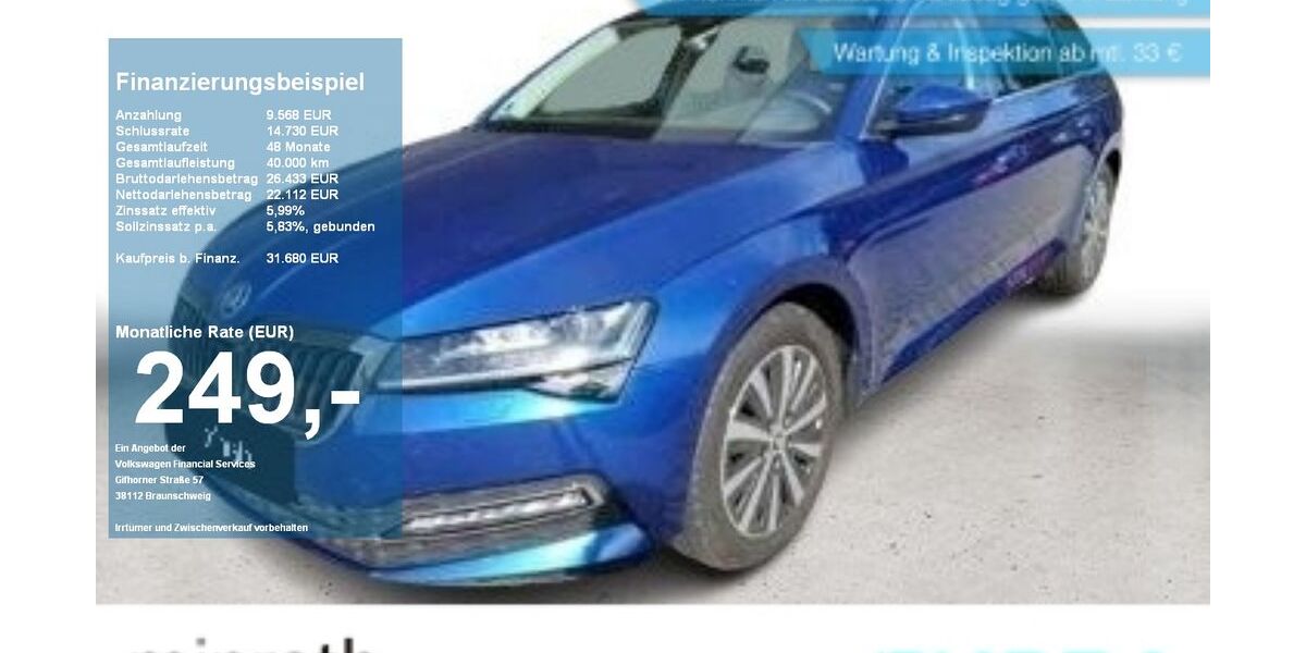 Skoda Superb 53.788 km 30.430 &euro; Moers 47441
