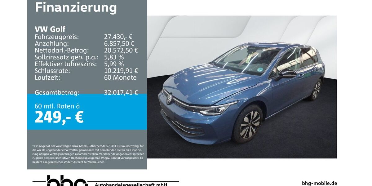 VW Golf 25.156 km 27.430 &euro; Freiburg 79115