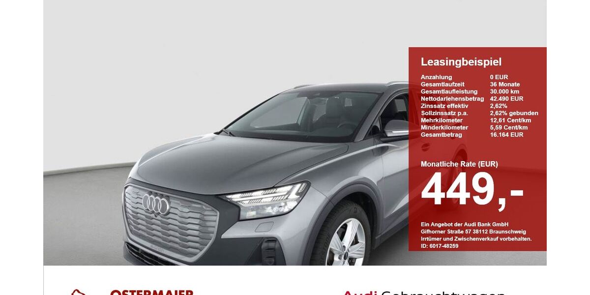 Audi Q4 e-tron 33.604 km 42.490 &euro; Mühldorf am Inn 84453