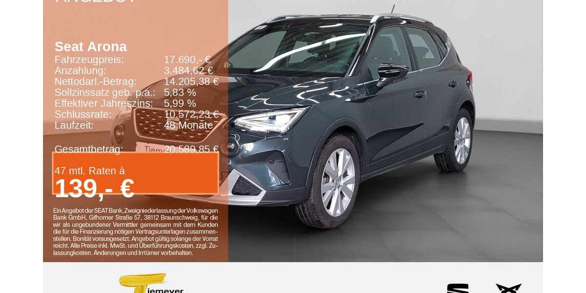 Seat Arona 64.382 km 16.940 &euro; Bochum 44809