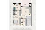 Erdgeschoßwohnung Wolfsburg Detmerode - 3 Zimmer, 71 m&sup2;, 175.000&euro; | Angebot:26313302