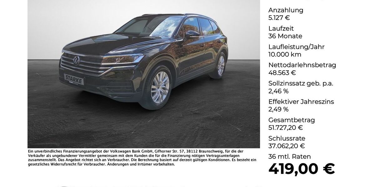 VW Touareg 25.322 km 52.990 &euro; Ibbenbüren 49477