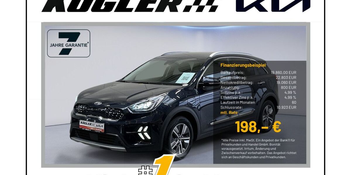 Kia Niro 90.820 km 19.860 € Rosbach | Frankfurt Nord 61191