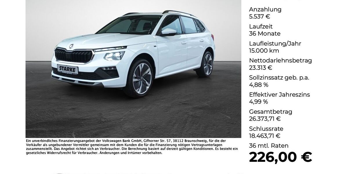 Skoda Kamiq 6.545 km 28.490 &euro; Versmold 33775