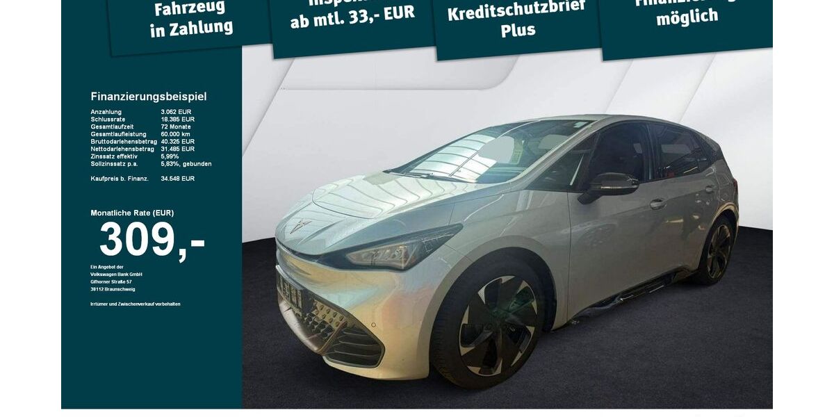 Cupra Born 20.345 km 34.290 &euro; Kempten 87437