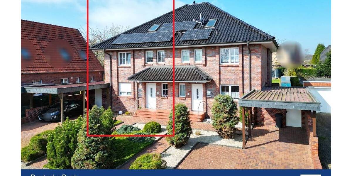 Doppelhaushälfte mit zwei separaten Wohnungen in ruhiger, aber zentraler Lage von Mettingen 6 zimmer