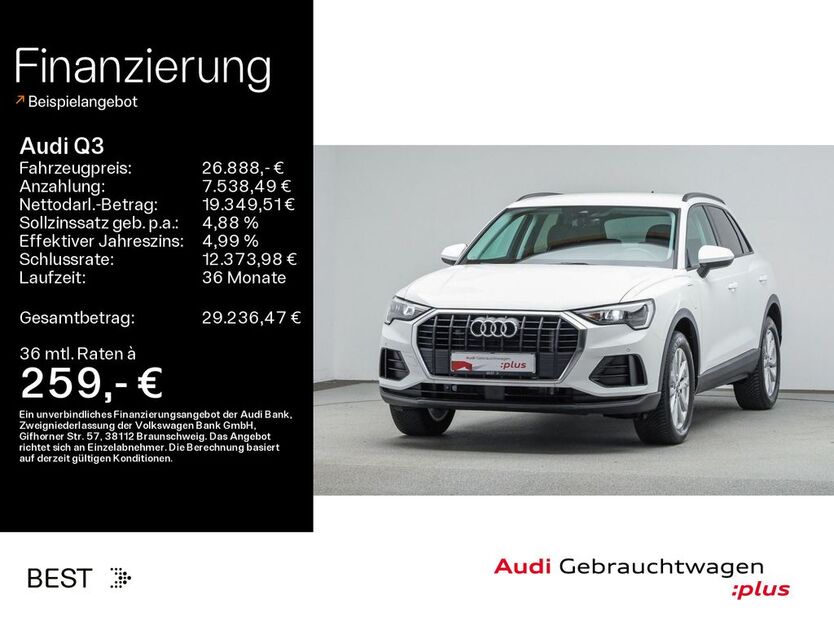 Audi Q3 20.500 km 26.888 € Mühlheim 63165