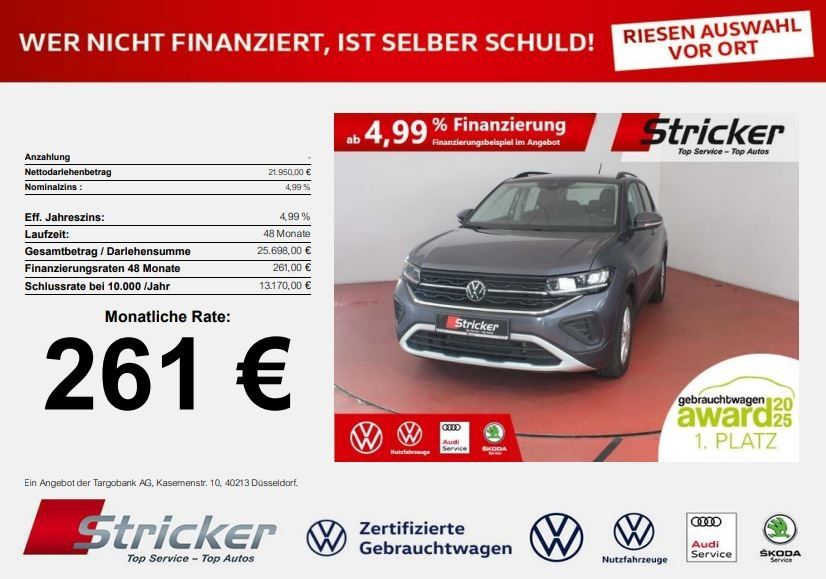 VW T-Cross 22.061 km 21.949 &euro; Horn-Bad Meinberg 32805