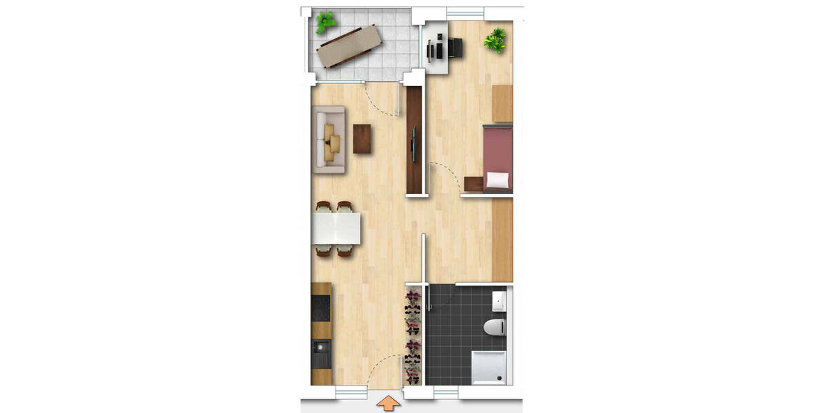 Etagenwohnung Süßen - 2 Zimmer, 57 m&sup2;, 288.900&euro; | Angebot:25676280
