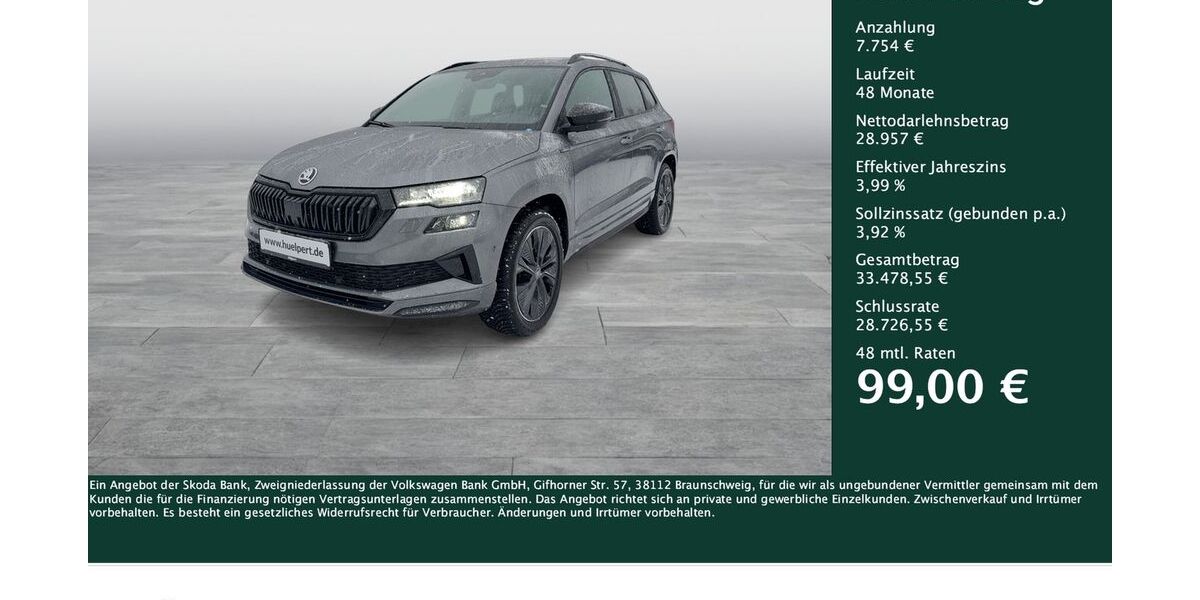Skoda Karoq 19.250 km 36.711 &euro; Dortmund 44309