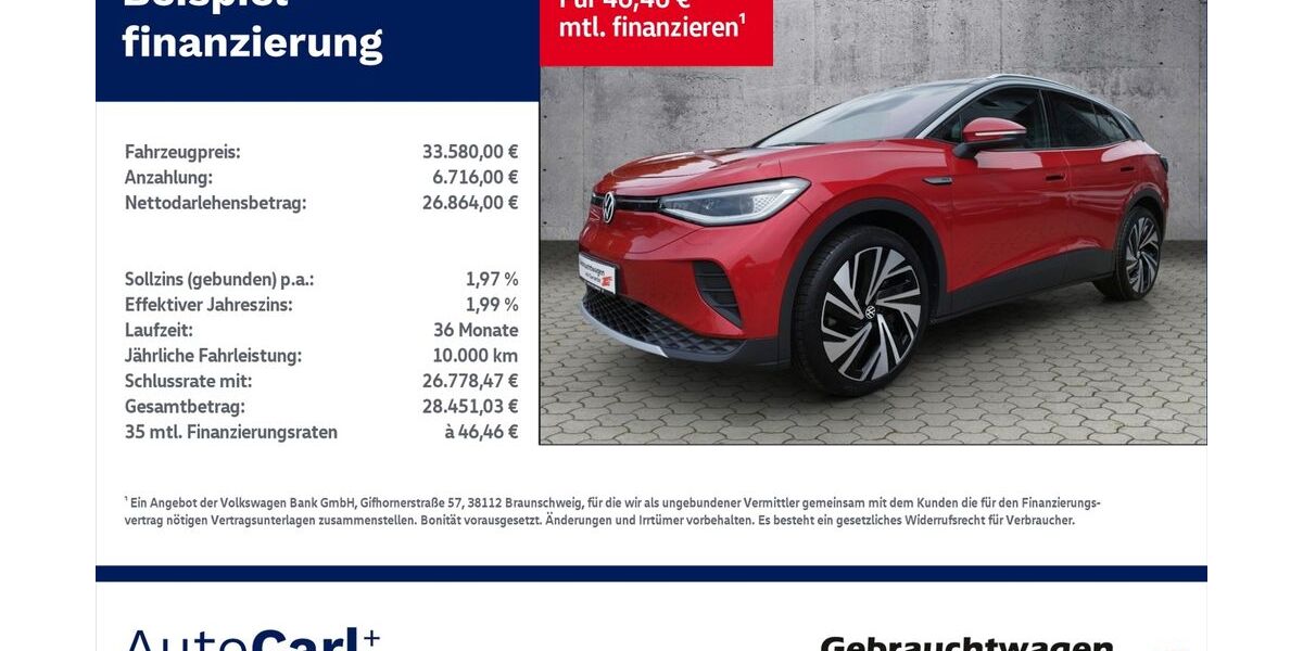 VW ID.4 39.600 km 31.980 € Plauen 08527