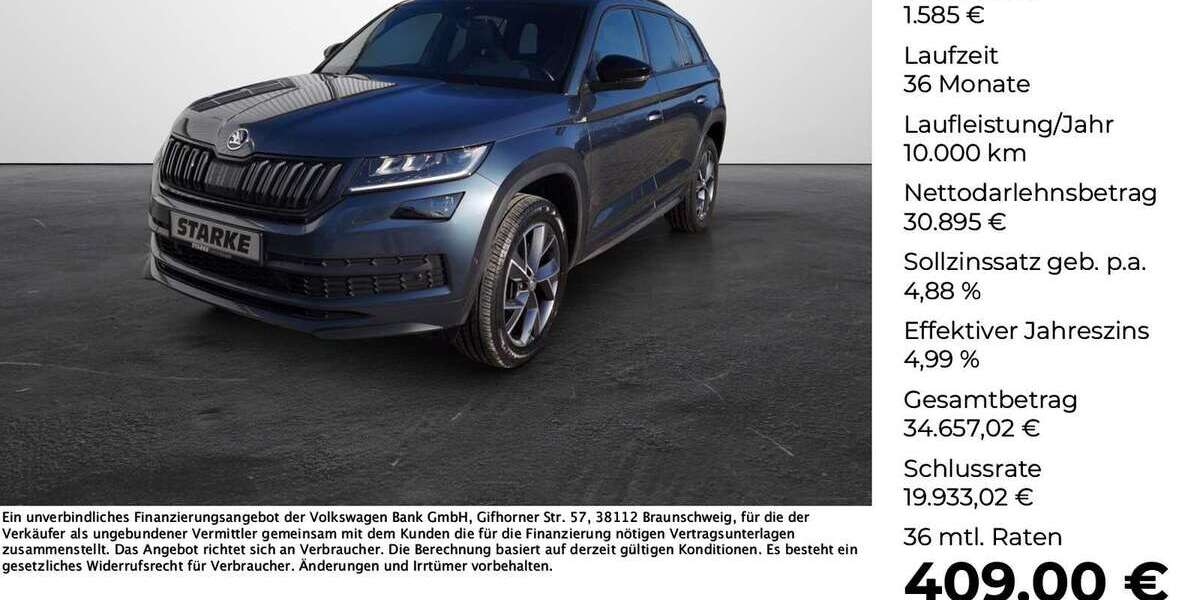 Skoda Kodiaq 73.619 km 32.480 &euro; Georgsmarienhütte 49124
