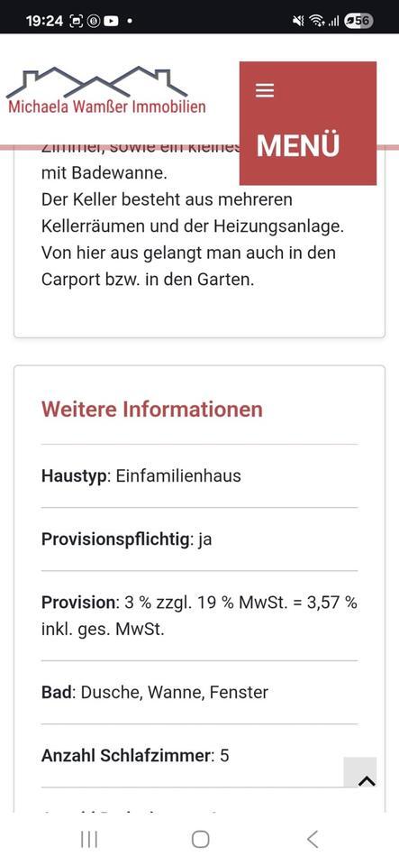 Einfamilienhaus Zu Vermieten| Lützelbach