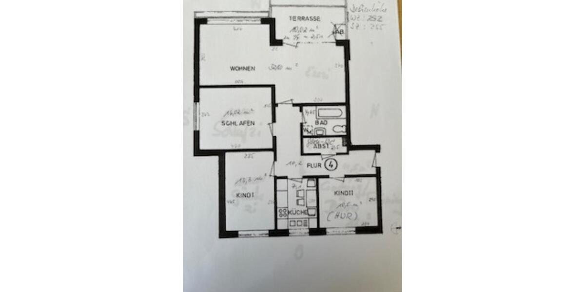 Etagenwohnung Oldenburg Bürgeresch - 4 Zimmer, 98 m&sup2;, 328.000&euro; | Angebot:25333533