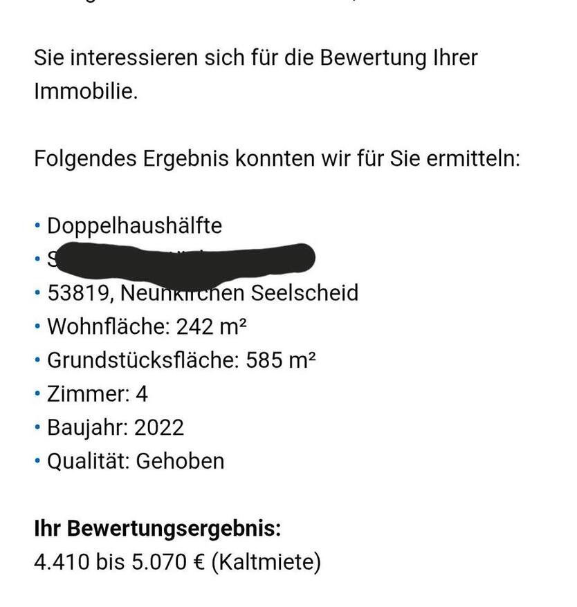 Doppelhaushälfte zur Vermieten für 2 Familien zimmer