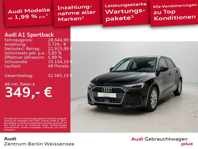 Audi A1 5.000 km 27.989 € Berlin 13088