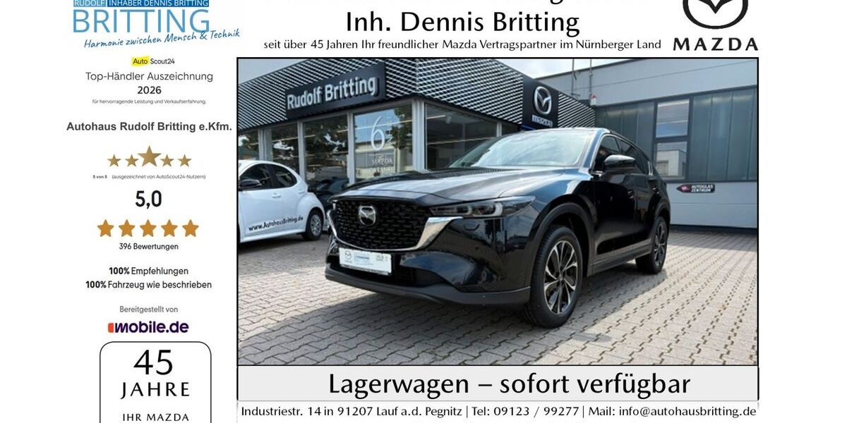 Mazda CX-5 36.500 km 32.890 &euro; Lauf 91207