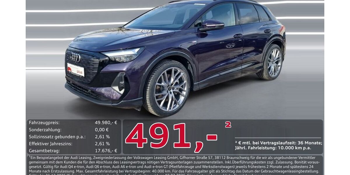 Audi Q4 e-tron 4.597 km 49.980 &euro; Ingolstadt 85057