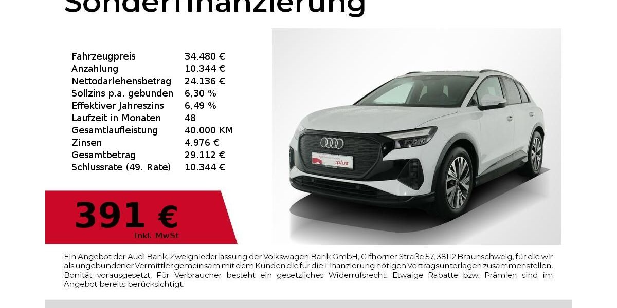 Audi Q4 e-tron 69.500 km 34.480 € Nürnberg 90411