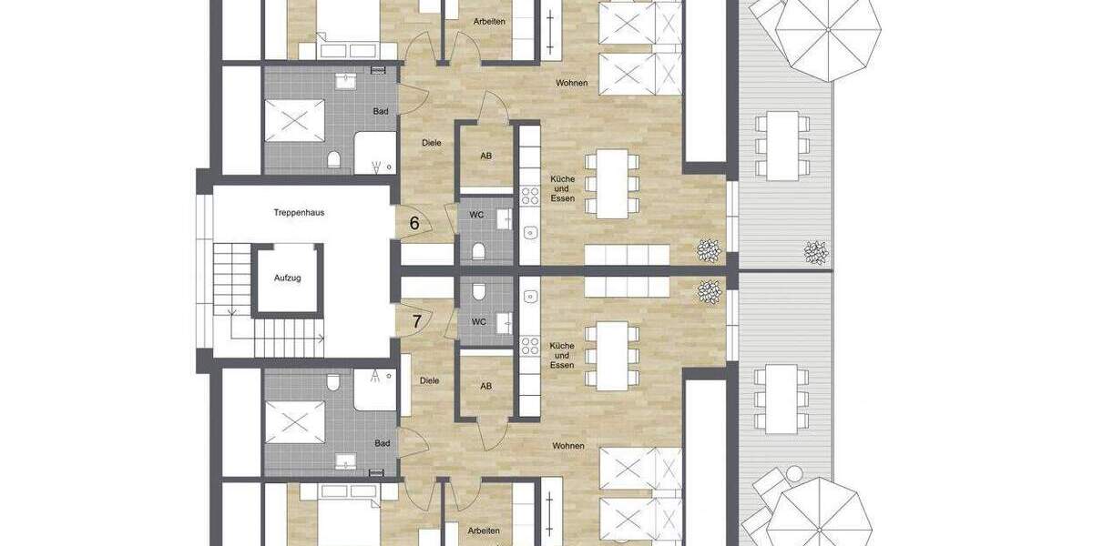 Etagenwohnung Bielefeld Hoberge-Uerentrup - 4 Zimmer, 101 m&sup2;, 497.500&euro; | Angebot:24907198