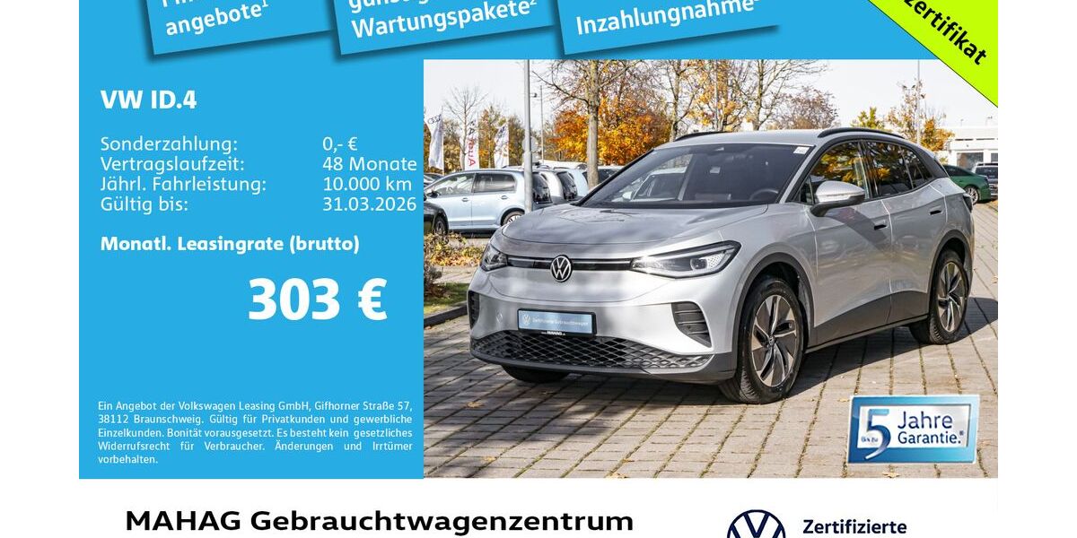 VW ID.4 15.281 km 29.610 &euro; München 80935