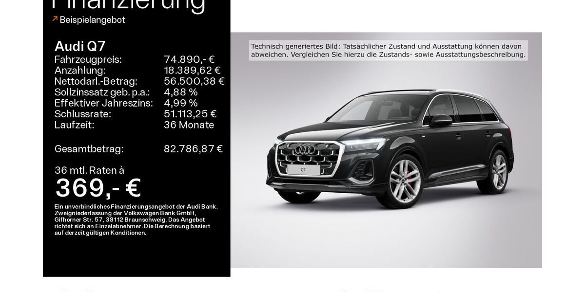 Audi Q7 4.857 km 74.890 € Hofheim 65719