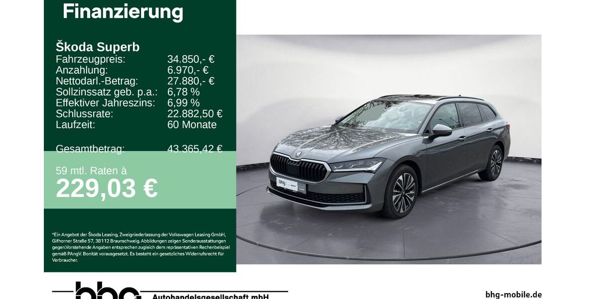 Skoda Superb 27.344 km 34.850 &euro; Balingen 72336