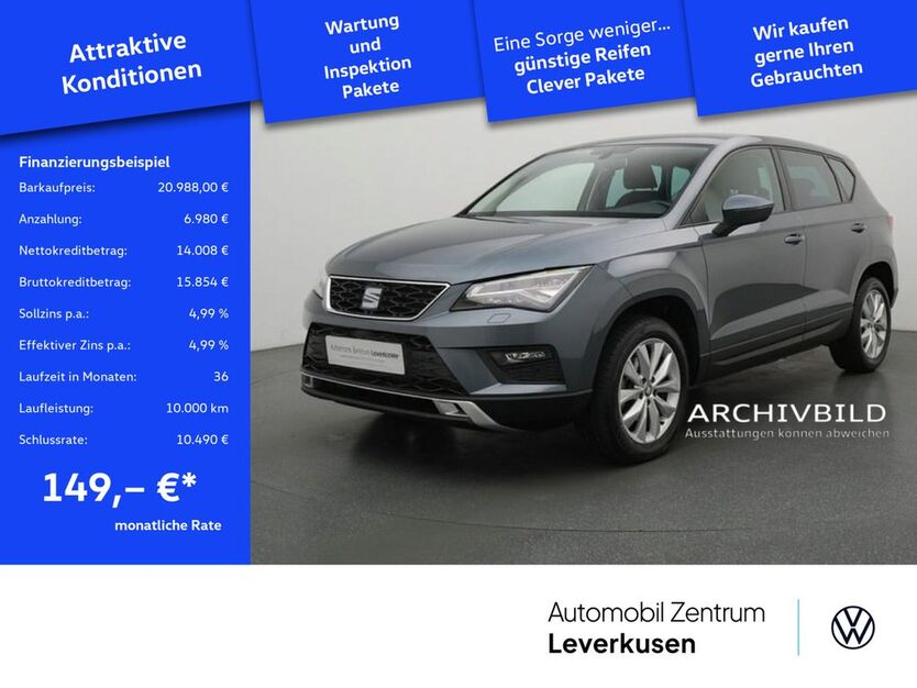 Seat Ateca 81.000 km 20.988 € Leverkusen 51379