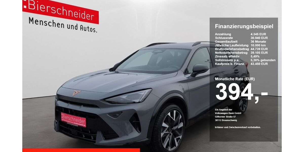 Cupra Formentor 1.100 km 43.450 &euro; Regensburg 93055