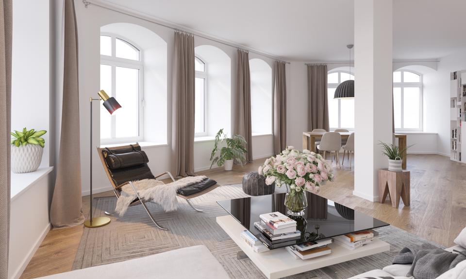 Etagenwohnung Ebersbach-Neugersdorf Neugersdorf - 4 Zimmer, 100 m&sup2;, 450&euro; | Angebot:24653942