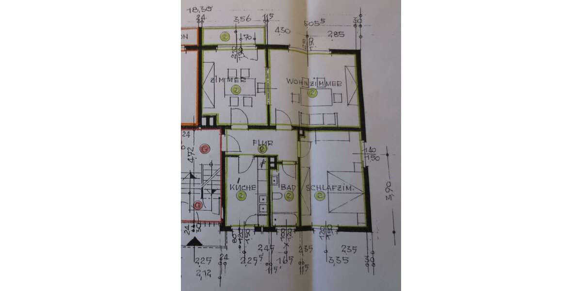 Etagenwohnung Göxe-Barsinghausen Barsinghausen - 3 Zimmer, 73 m&sup2;, 595&euro; | Angebot:25513904