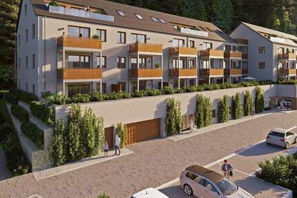 EH40 mit hoher Abschreibung: Neubau 2-Zimmer-Obergeschoss-Wohnung in Waldrandlage (provisonsfrei) 2 zimmer