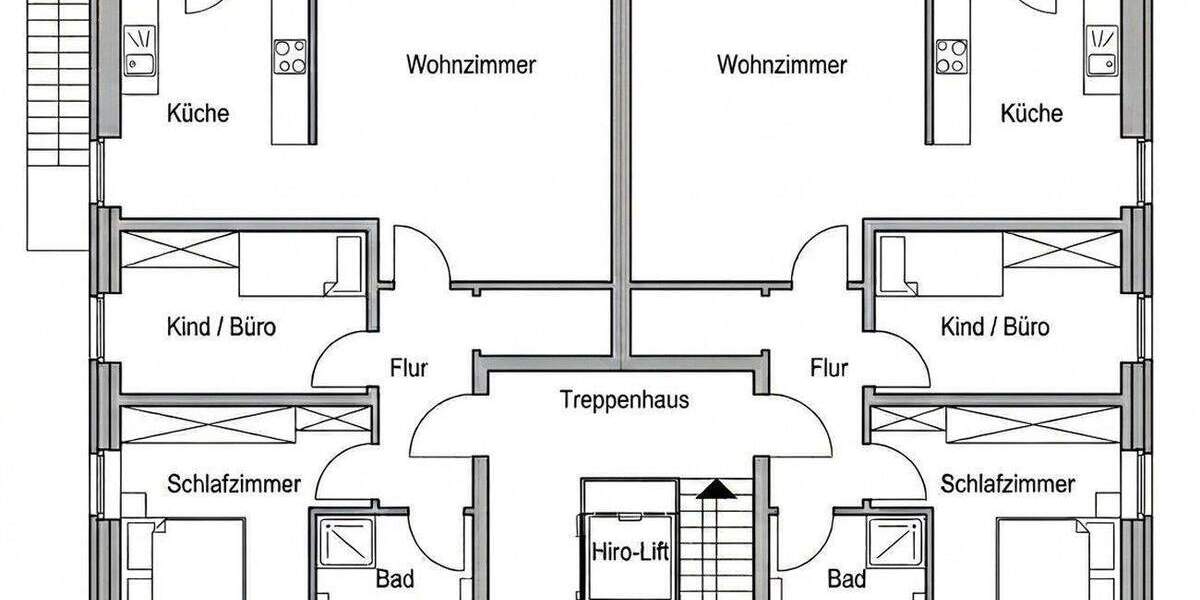 Etagenwohnung Bielefeld Schildesche - 3 Zimmer, 79 m&sup2;, 1.130&euro; | Angebot:25389728
