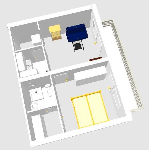 Etagenwohnung Bad Orb - 2 Zimmer, 38 m&sup2;, 530&euro; | Angebot:26318585