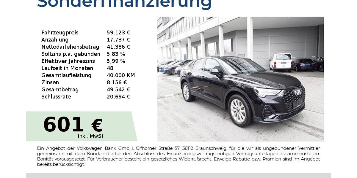 Audi Q3 99.950 km 59.123 &euro; Nürnberg 90431